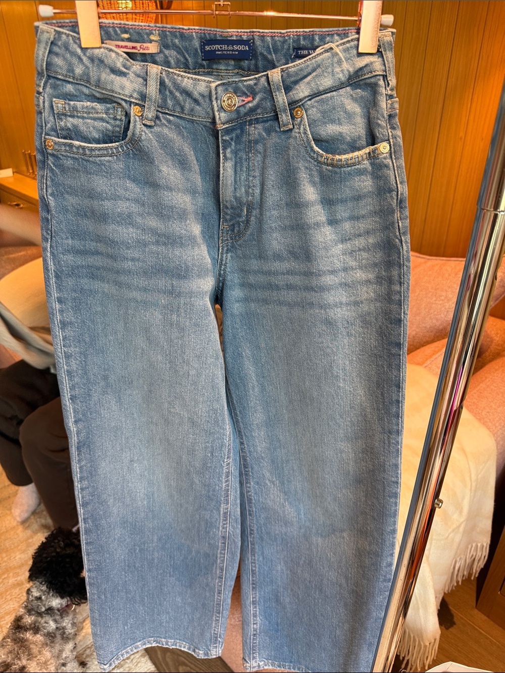 Scotch & Soda Light Wash Straight-Leg Women's Jeans